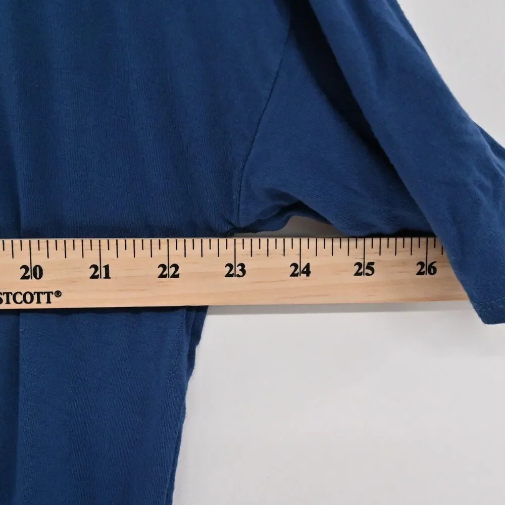 BABATON Dress Size S Aritzia Blue Scoop Neck Dolman‎ Short Sleeve Midi T Shirt